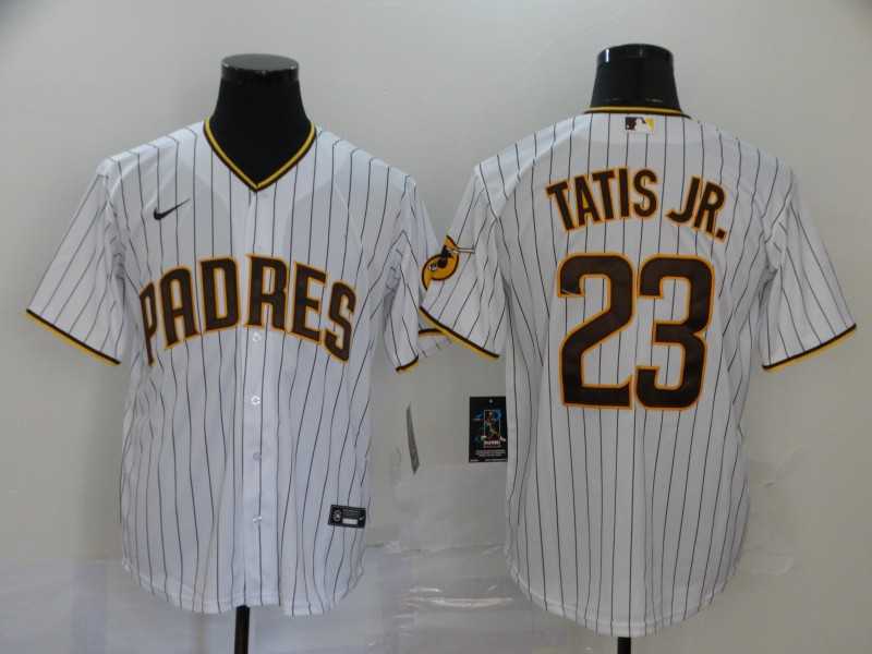 Padres 23 Fernando Tatis Jr. White Nike 2020 Cool Base Jersey,We sell and wholesale Padres 23 Fernando Tatis Jr. White Nike 2020 Cool Base Jersey on line form chian!